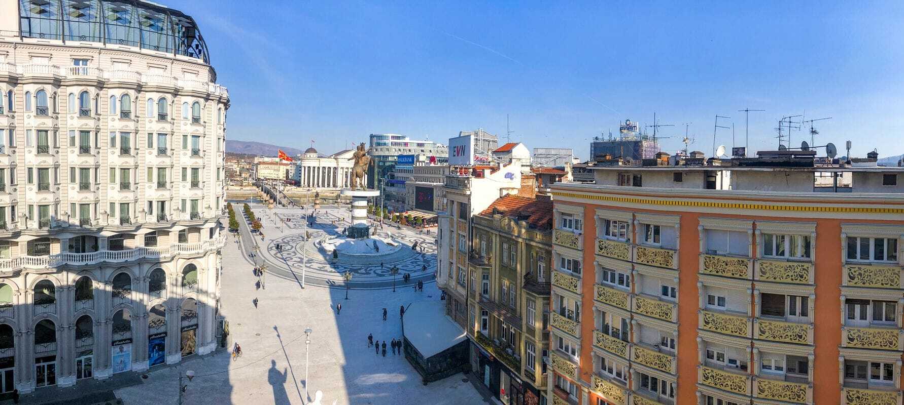 Hotel Square สโกเปีย ภายนอก รูปภาพ